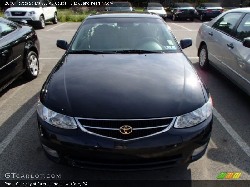 Black Sand Pearl / Ivory 2000 Toyota Solara SLE V6 Coupe