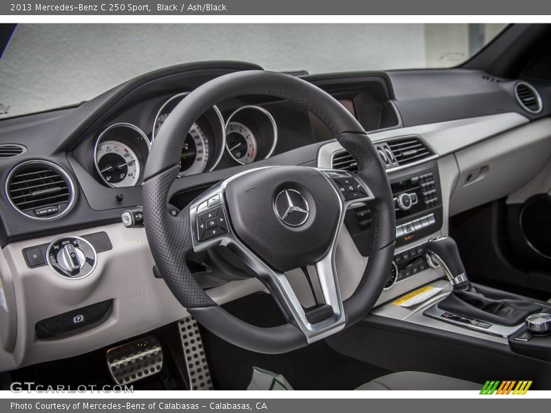 Black / Ash/Black 2013 Mercedes-Benz C 250 Sport