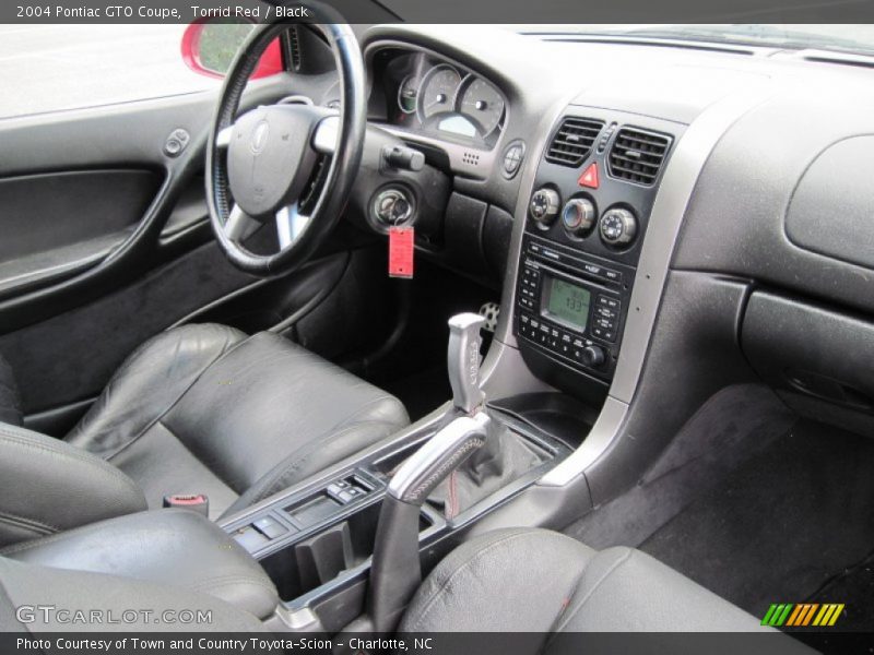 Torrid Red / Black 2004 Pontiac GTO Coupe