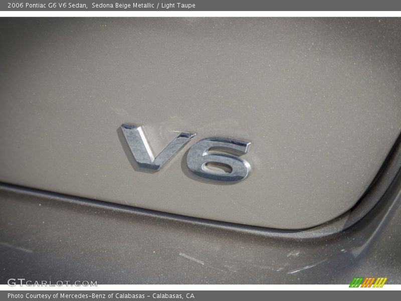 Sedona Beige Metallic / Light Taupe 2006 Pontiac G6 V6 Sedan