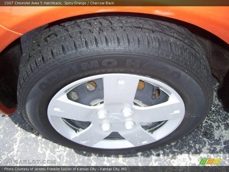 Spicy Orange / Charcoal Black 2007 Chevrolet Aveo 5 Hatchback