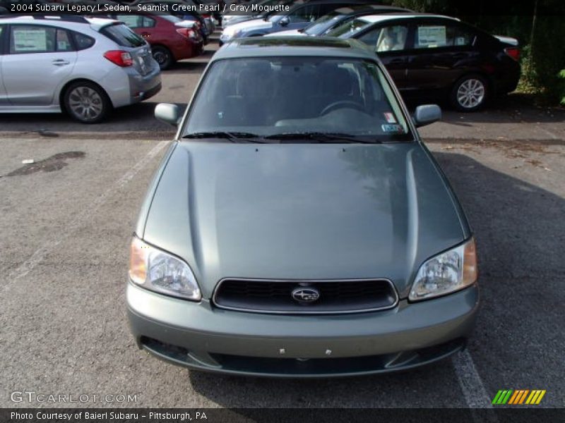 Seamist Green Pearl / Gray Moquette 2004 Subaru Legacy L Sedan