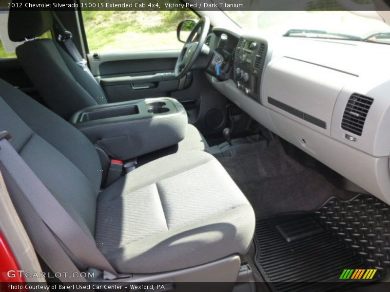 Victory Red / Dark Titanium 2012 Chevrolet Silverado 1500 LS Extended Cab 4x4