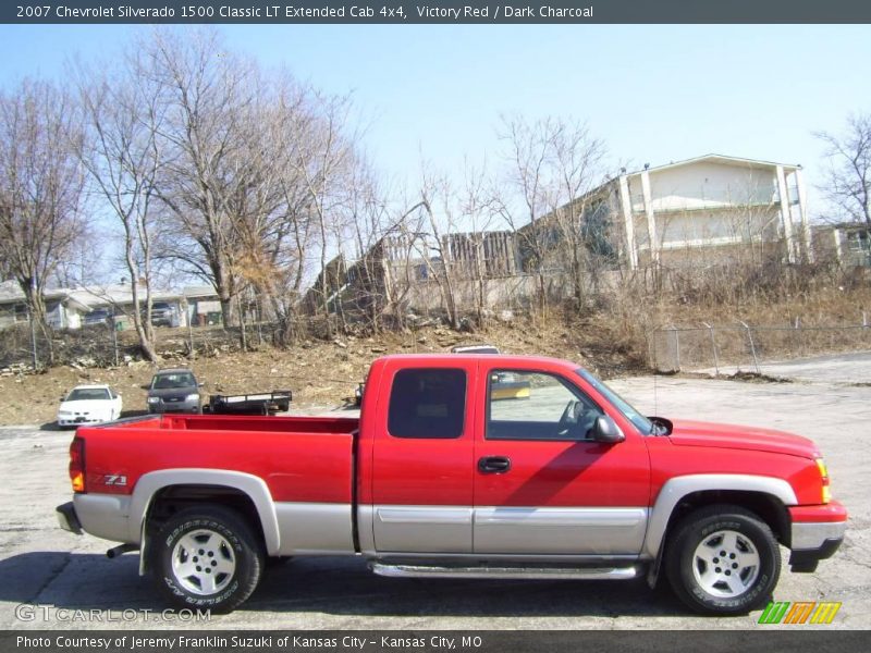 Victory Red / Dark Charcoal 2007 Chevrolet Silverado 1500 Classic LT Extended Cab 4x4