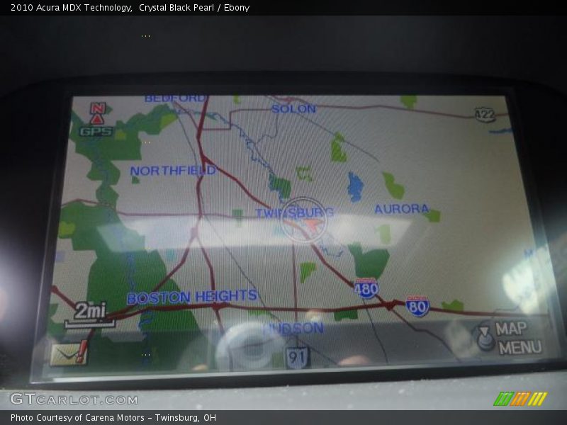 Crystal Black Pearl / Ebony 2010 Acura MDX Technology