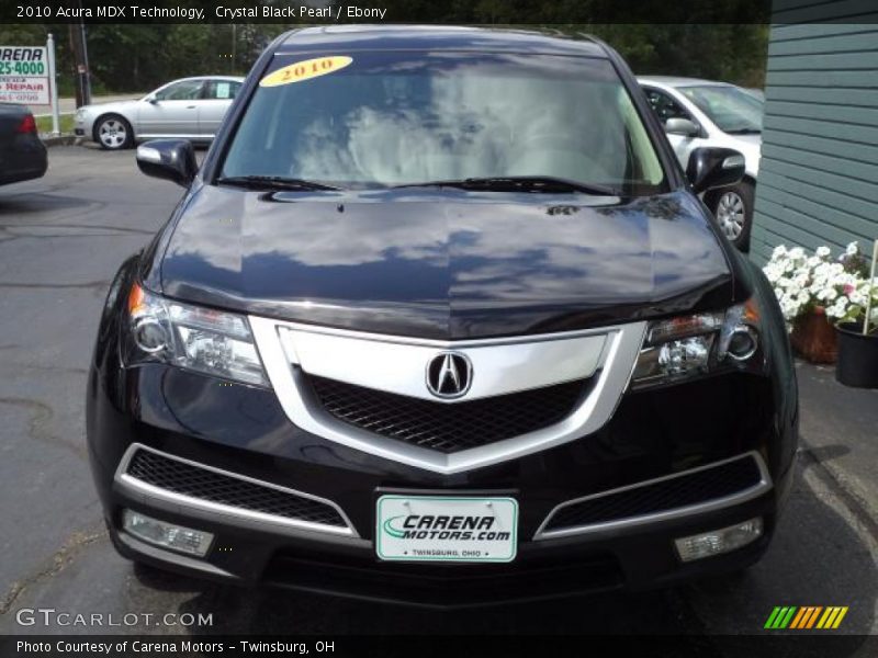Crystal Black Pearl / Ebony 2010 Acura MDX Technology
