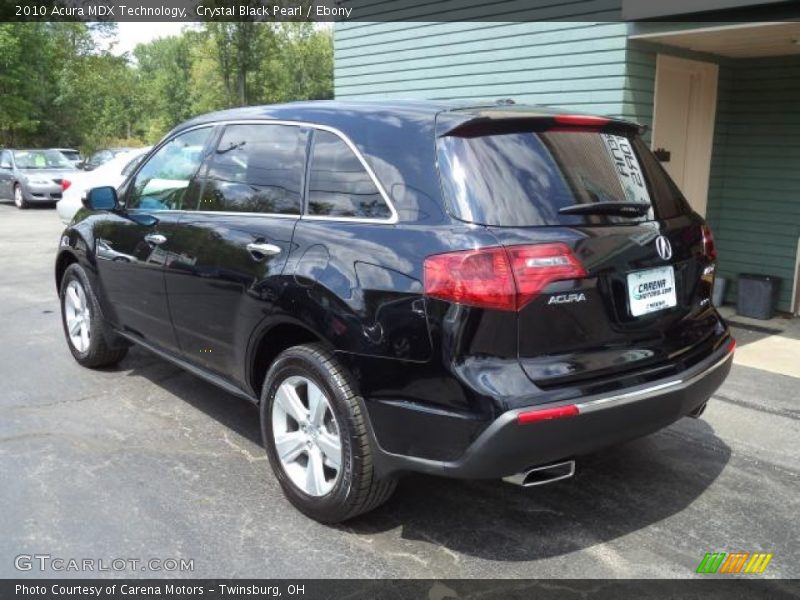 Crystal Black Pearl / Ebony 2010 Acura MDX Technology