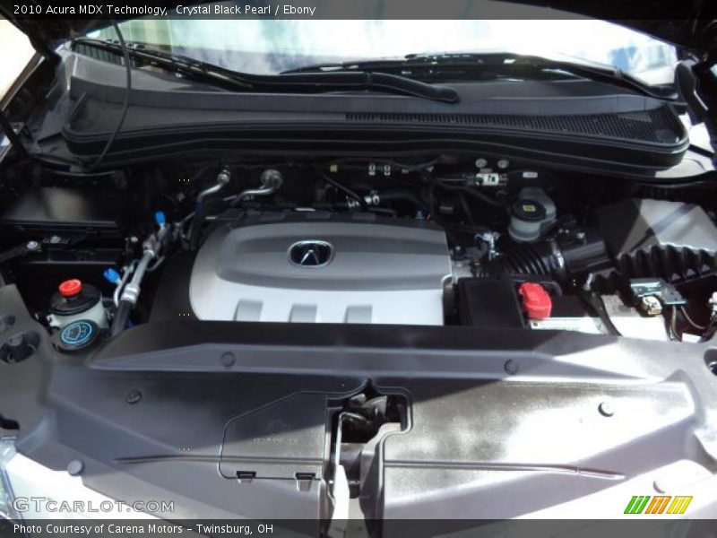 Crystal Black Pearl / Ebony 2010 Acura MDX Technology