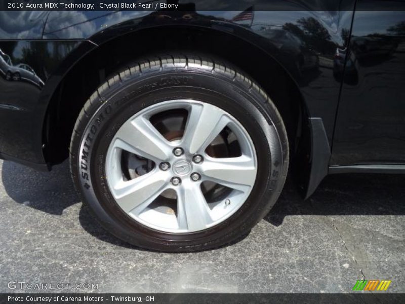 Crystal Black Pearl / Ebony 2010 Acura MDX Technology