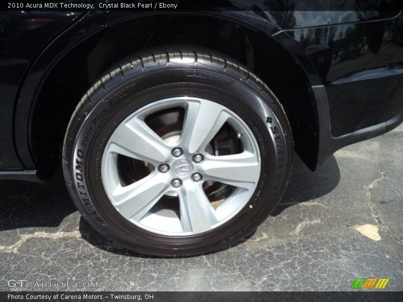 Crystal Black Pearl / Ebony 2010 Acura MDX Technology
