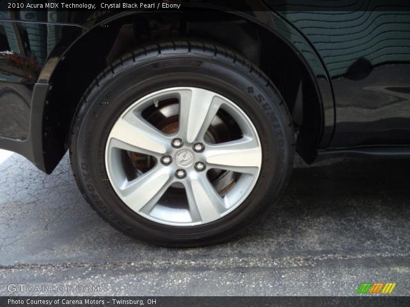 Crystal Black Pearl / Ebony 2010 Acura MDX Technology
