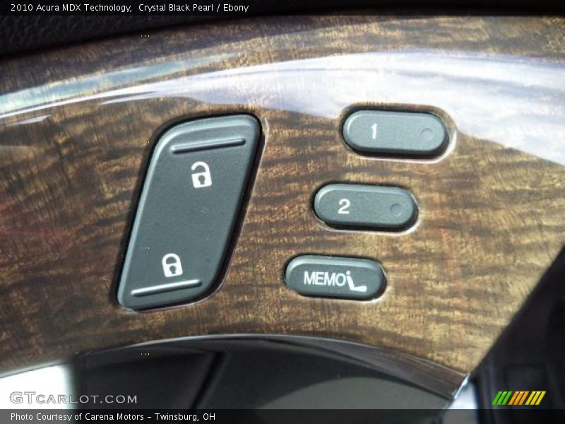 Crystal Black Pearl / Ebony 2010 Acura MDX Technology