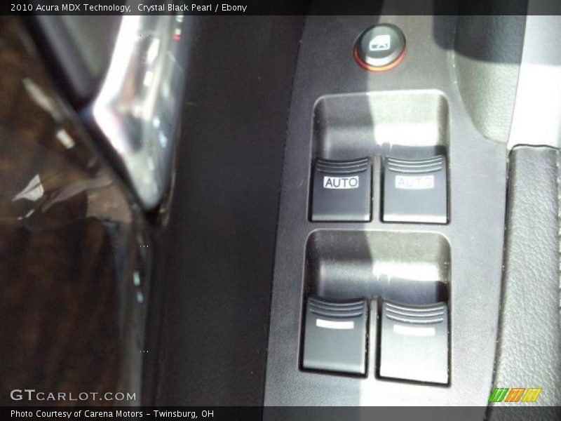 Crystal Black Pearl / Ebony 2010 Acura MDX Technology