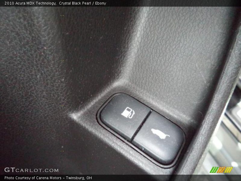 Crystal Black Pearl / Ebony 2010 Acura MDX Technology