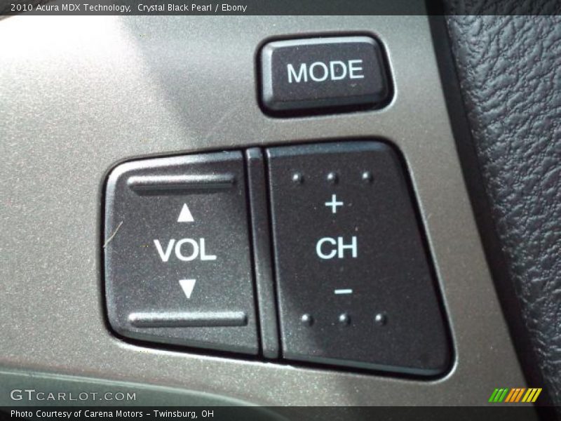 Crystal Black Pearl / Ebony 2010 Acura MDX Technology