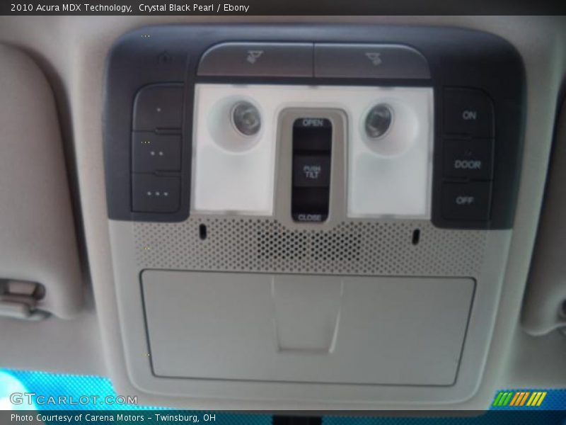 Crystal Black Pearl / Ebony 2010 Acura MDX Technology