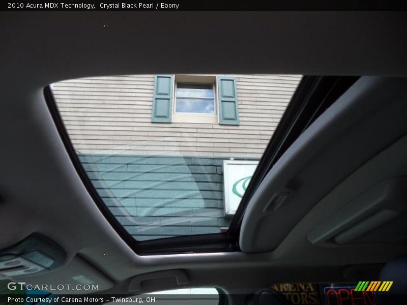 Crystal Black Pearl / Ebony 2010 Acura MDX Technology
