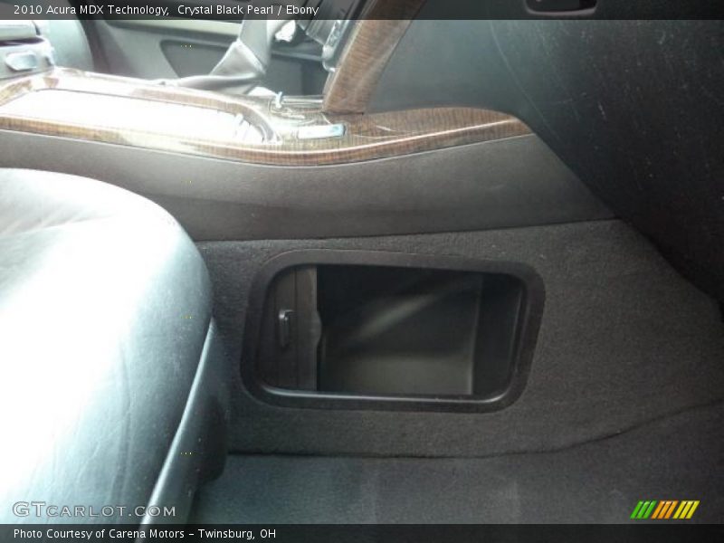 Crystal Black Pearl / Ebony 2010 Acura MDX Technology