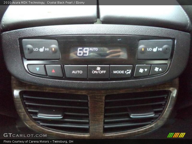 Crystal Black Pearl / Ebony 2010 Acura MDX Technology