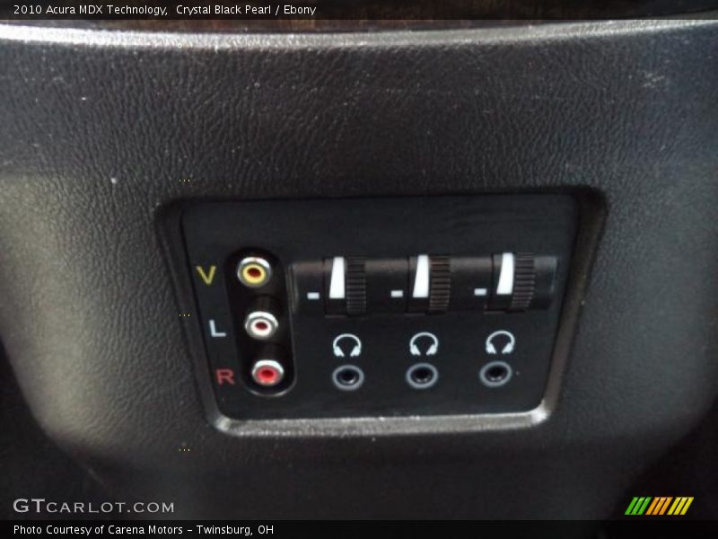 Crystal Black Pearl / Ebony 2010 Acura MDX Technology