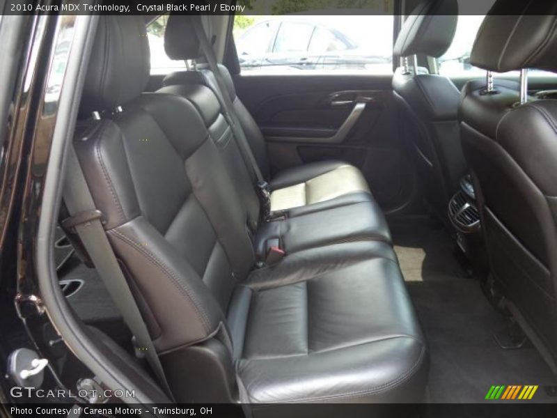 Crystal Black Pearl / Ebony 2010 Acura MDX Technology