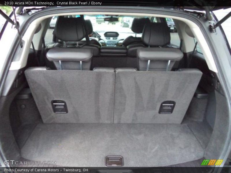 Crystal Black Pearl / Ebony 2010 Acura MDX Technology