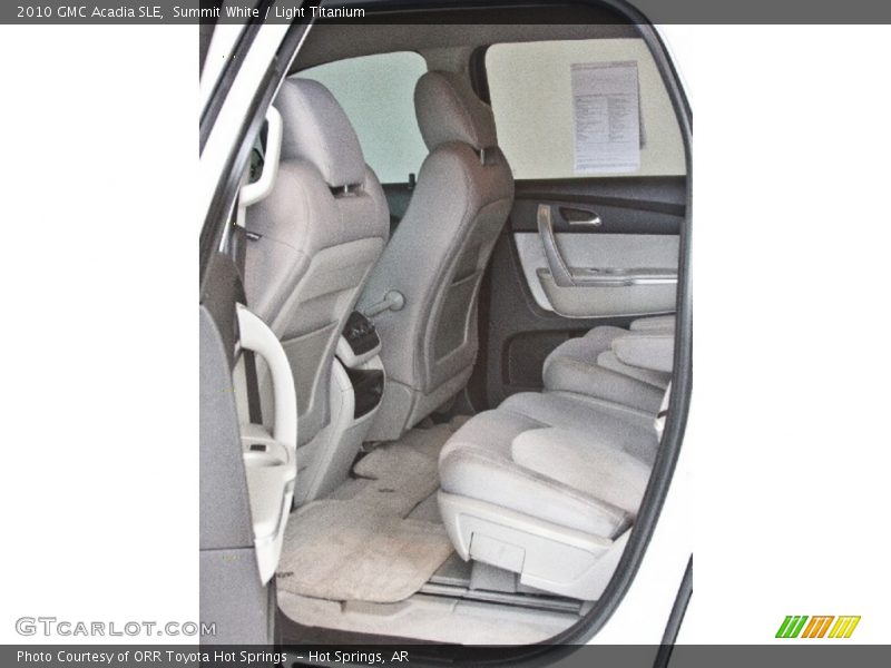Summit White / Light Titanium 2010 GMC Acadia SLE