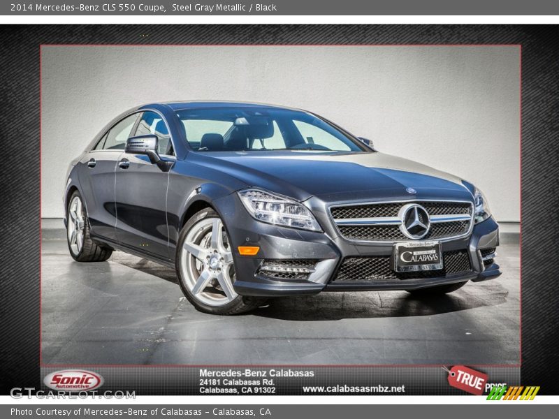 Steel Gray Metallic / Black 2014 Mercedes-Benz CLS 550 Coupe