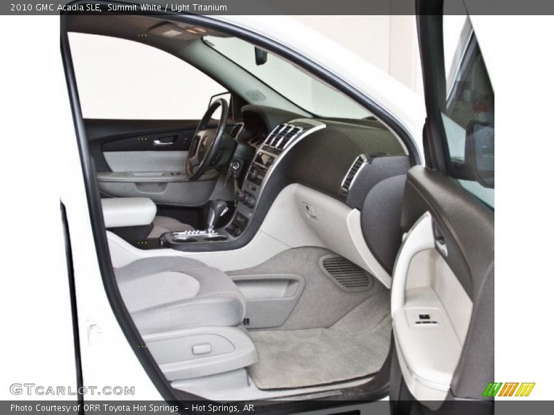 Summit White / Light Titanium 2010 GMC Acadia SLE