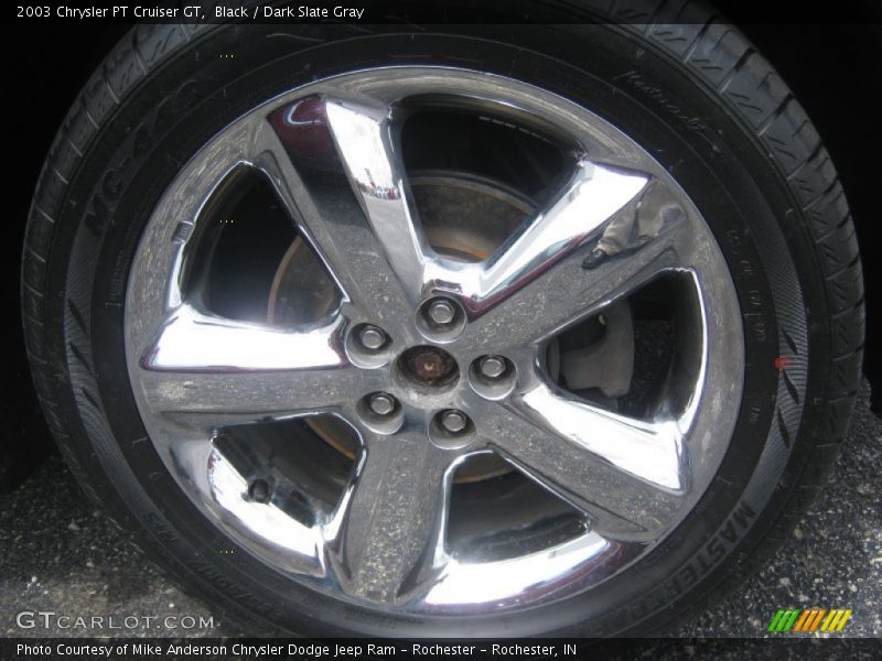 Black / Dark Slate Gray 2003 Chrysler PT Cruiser GT