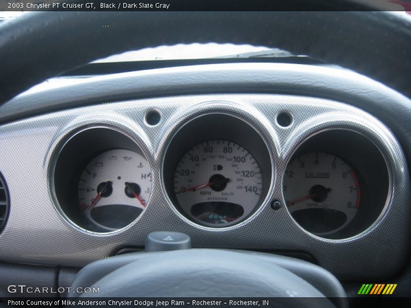 Black / Dark Slate Gray 2003 Chrysler PT Cruiser GT