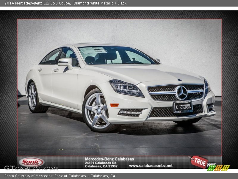 Diamond White Metallic / Black 2014 Mercedes-Benz CLS 550 Coupe