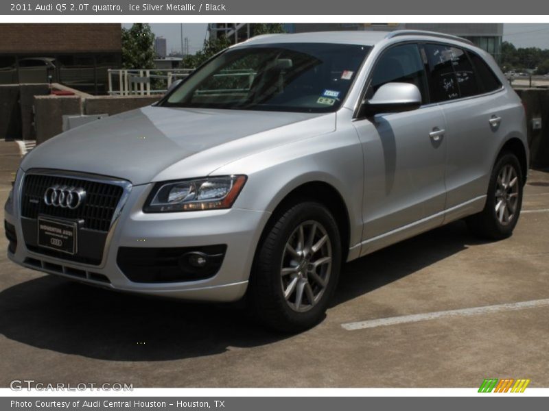 Ice Silver Metallic / Black 2011 Audi Q5 2.0T quattro
