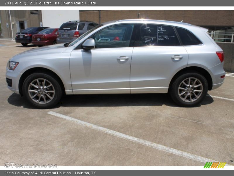 Ice Silver Metallic / Black 2011 Audi Q5 2.0T quattro