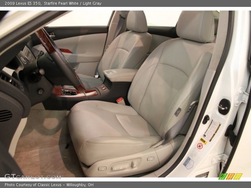 Starfire Pearl White / Light Gray 2009 Lexus ES 350