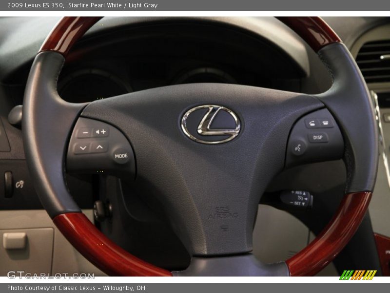 Starfire Pearl White / Light Gray 2009 Lexus ES 350