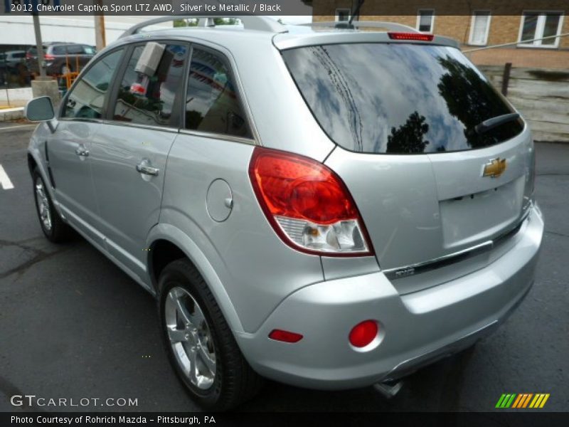 Silver Ice Metallic / Black 2012 Chevrolet Captiva Sport LTZ AWD