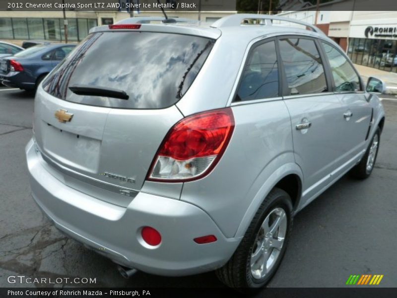 Silver Ice Metallic / Black 2012 Chevrolet Captiva Sport LTZ AWD