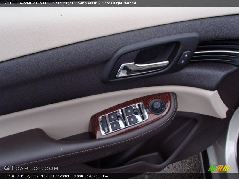 Champagne Silver Metallic / Cocoa/Light Neutral 2013 Chevrolet Malibu LT