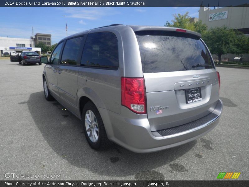 Billet Silver Metallic / Black/Light Graystone 2014 Dodge Grand Caravan SXT