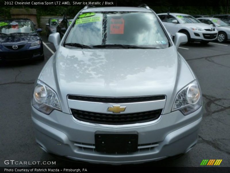 Silver Ice Metallic / Black 2012 Chevrolet Captiva Sport LTZ AWD