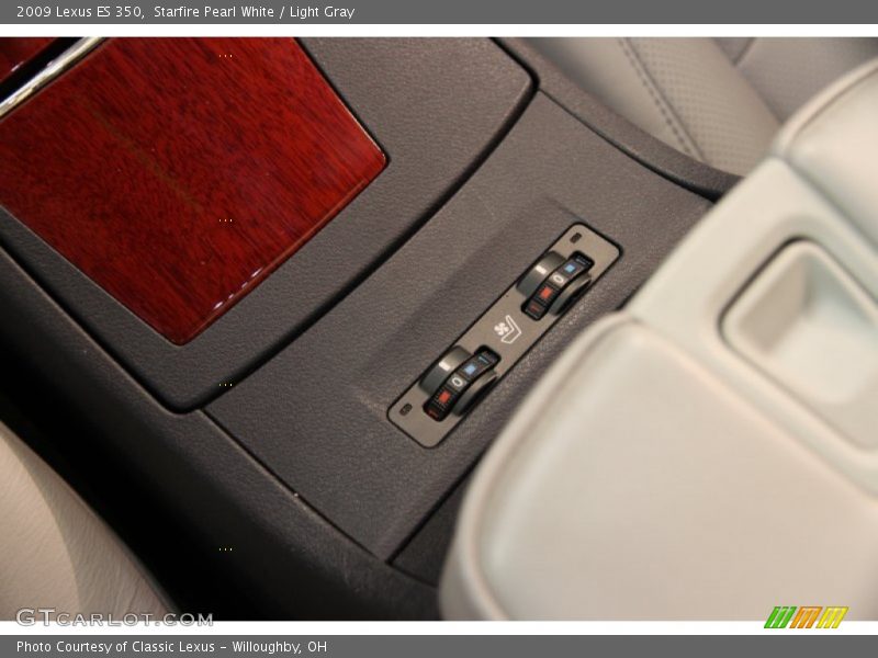 Starfire Pearl White / Light Gray 2009 Lexus ES 350