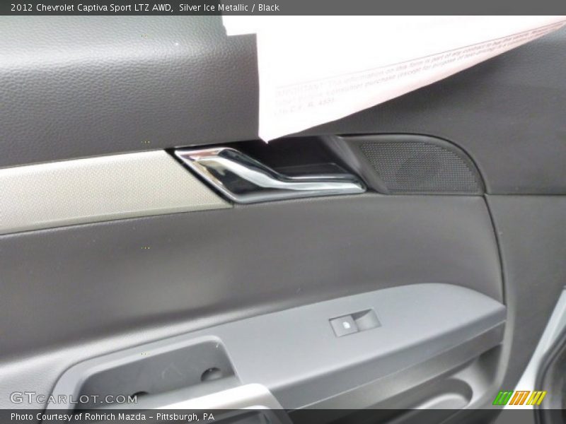 Silver Ice Metallic / Black 2012 Chevrolet Captiva Sport LTZ AWD