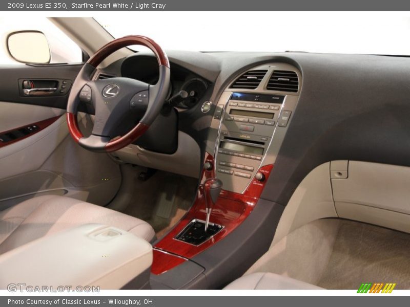 Starfire Pearl White / Light Gray 2009 Lexus ES 350