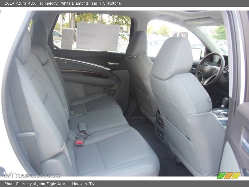 White Diamond Pearl / Graystone 2014 Acura MDX Technology