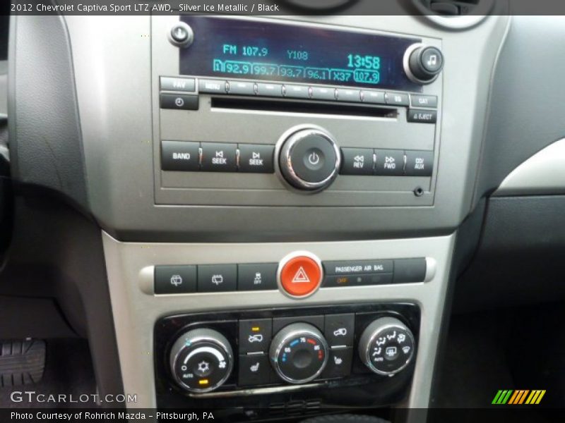 Silver Ice Metallic / Black 2012 Chevrolet Captiva Sport LTZ AWD