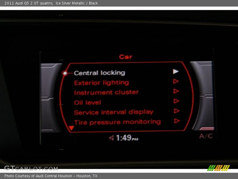 Ice Silver Metallic / Black 2011 Audi Q5 2.0T quattro