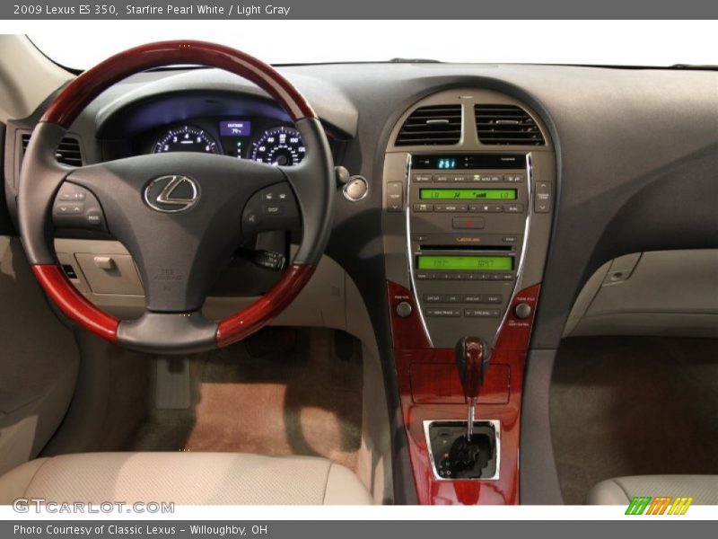 Starfire Pearl White / Light Gray 2009 Lexus ES 350