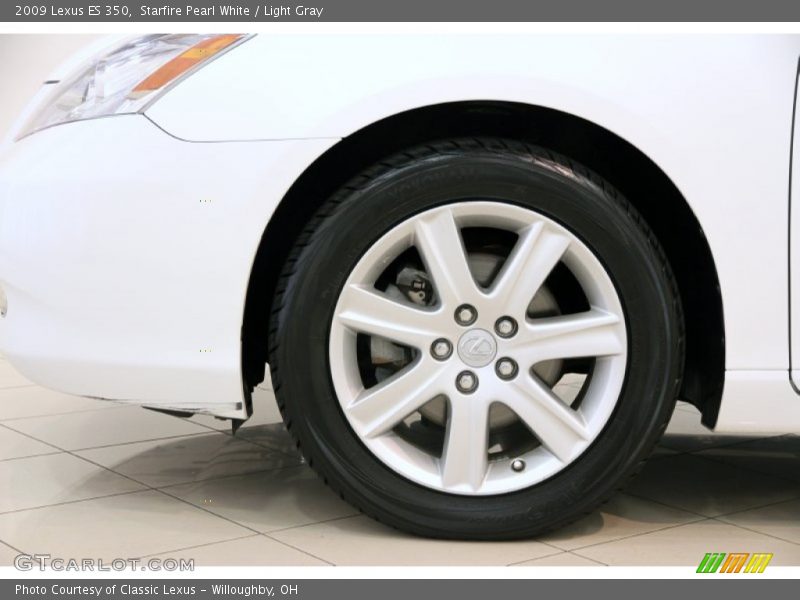 Starfire Pearl White / Light Gray 2009 Lexus ES 350