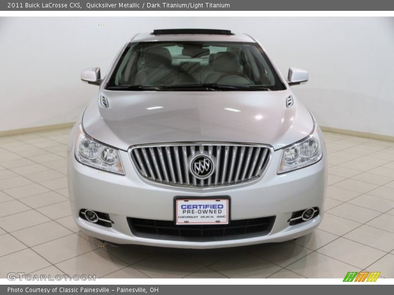 Quicksilver Metallic / Dark Titanium/Light Titanium 2011 Buick LaCrosse CXS